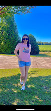 Load image into Gallery viewer, GOOD VIBES PINK GRAPHIC TEE