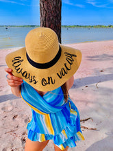 Load image into Gallery viewer, ALWAYS ON VACAY FLOPPY HAT

