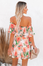 Load image into Gallery viewer, SOAK UP THE SUN FLORAL RUFFLE DRESS
