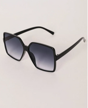 Load image into Gallery viewer, ALWAYS BE FEARLESS OVERSIZE SUNGLASSES BLACK
